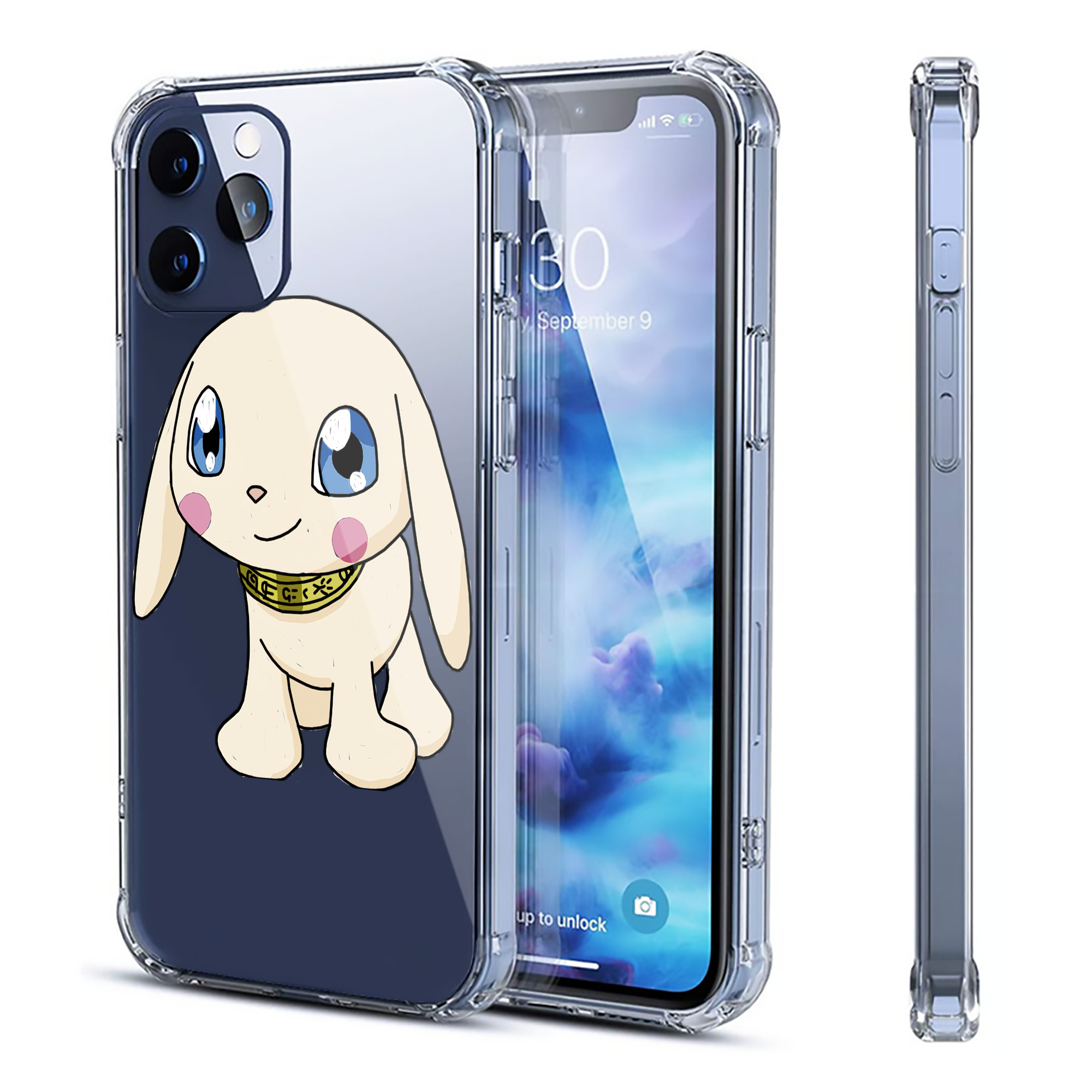（画像用） Digimon デジタルモンスター/デジモン 【iPhone 12シリーズ対応】透明スマホケース（クリアソフトケース）